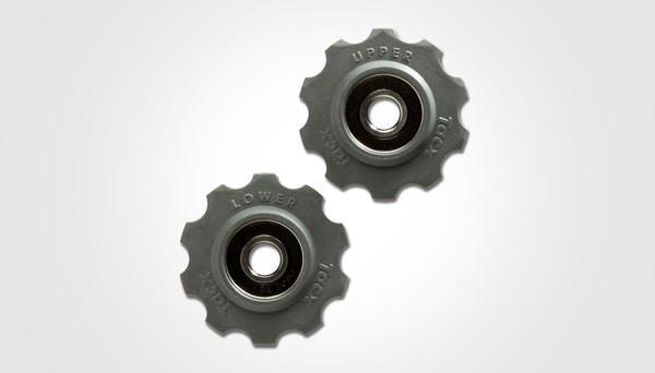 Tacx Stainless Steel Jockey Wheels, Shimano/Campagnolo Size: 10T