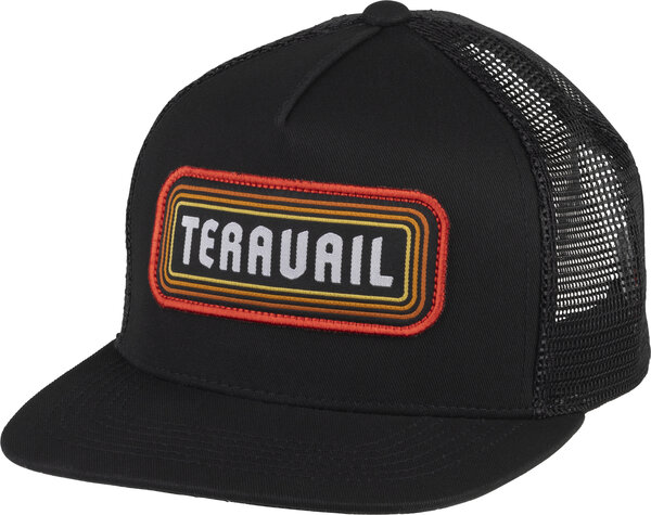 Teravail Scroll Trucker Hat Color: Black