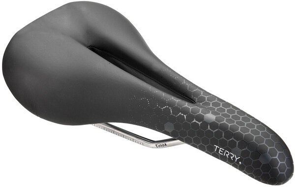 Terry Fly Ti Gel Saddle Color: Black/Gray