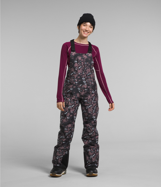 THE NORTH FACE ウィメンズ フリーダム ビブ 植物柄S/P The North Face Women's Freedom Insulated Bibs - Bike Board and Ski