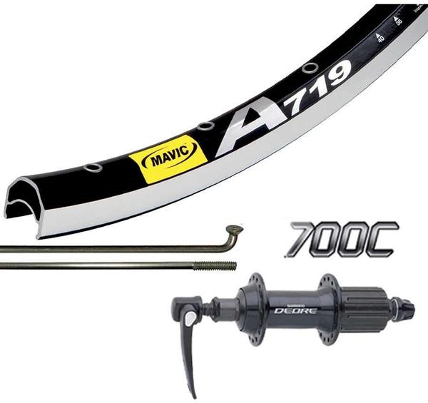 Paire De Roues Vélo Route Shimano / Mavic 700c - Réf. 3036 - Occasion Bon état