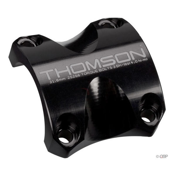 Thomson X4 Stem Replacement Clamps Clamp Diameter | Color: 31.8mm | Black
