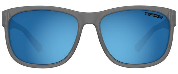 Lunettes De Soleil Tifosi Swank – Satin Black Smoke Bright Blue – Occasion