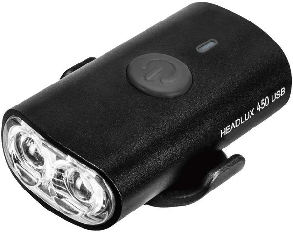 Topeak HeadLux 450 Lm Rechargeable USB DEL Vélo Phare Lumière