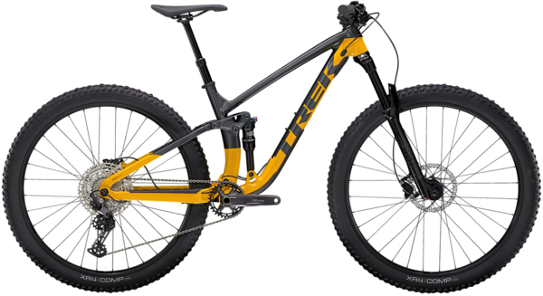 Trek Fuel EX 5 Deore Gen 5 Color: Lithium Grey/Marigold