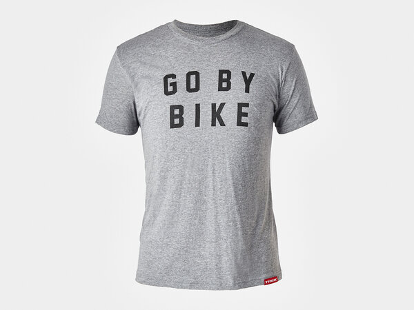 Trek Go By Bike T-Shirt Color: Grey