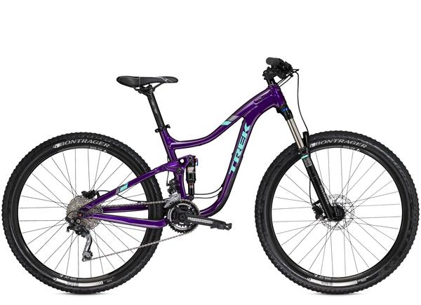 purple trek bike