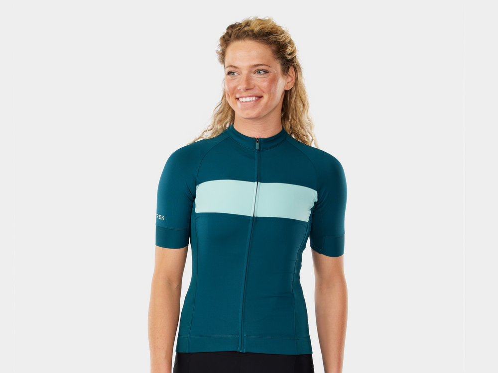 Trek Trek Circuit Women's LTD Cycling Jersey Color: Juniper/Blue Sage