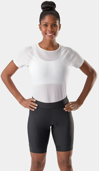 White Cycling Shorts Womens