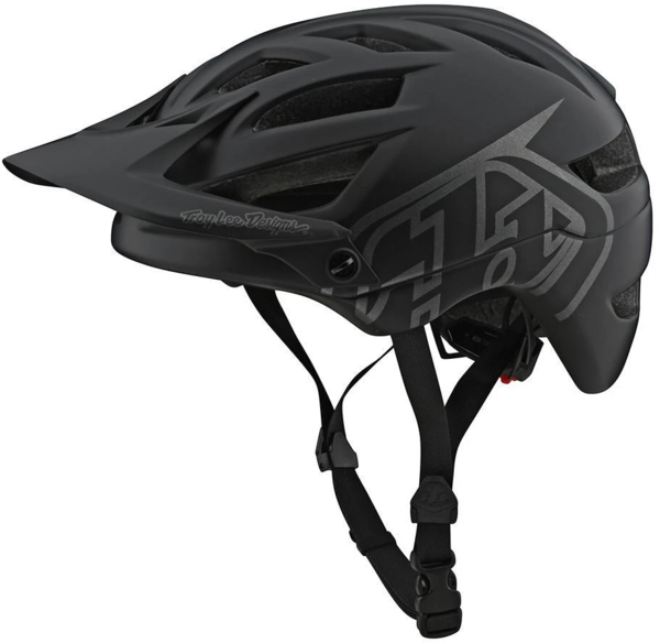 Troy Lee Designs A1 Helmet w/MIPS Classic Color: Black