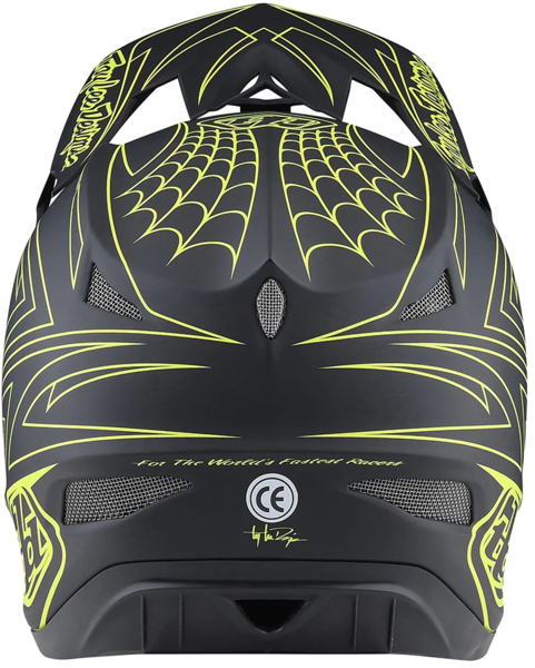 Troy Lee Designs D3 Fiberlite Helmet Spiderstripe - Another Bike Shop