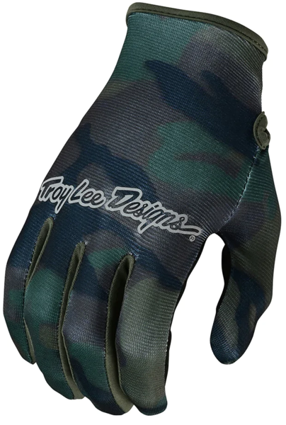 Troy Lee Designs Flowline Glove Brushed Camo Color: Army
