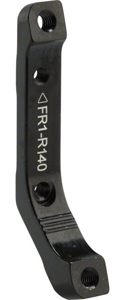 thumbnail image 2 of Noah And Theo Rear Disc Brake Adapter – 180mm, Post To Post (PM Frame To PM Caliper) – Black Aluminum 2 of 6