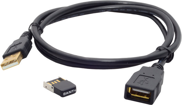 Wahoo ANT+ USB with Extension Cord Color: Black