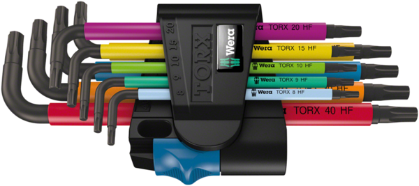 Wera 967/9 TX HF L-Key Torx Wrench Set Color: Multicolor