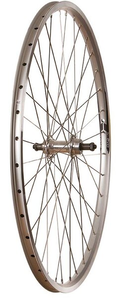 Wheel Shop Touring - 700C - Evo Tour 19 Silver/Stainless Rear Axle | Color | Size: 135mm QR | Silver | 700c