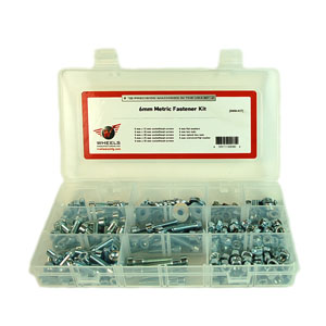 Wheels Manufacturing 6mm Zinc Plated Steel Fastener Kit