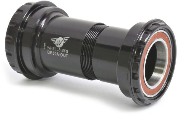 Wheels Manufacturing BB30A Outboard Angular Contact Bottom Bracket for 24mm Shimano Cranks