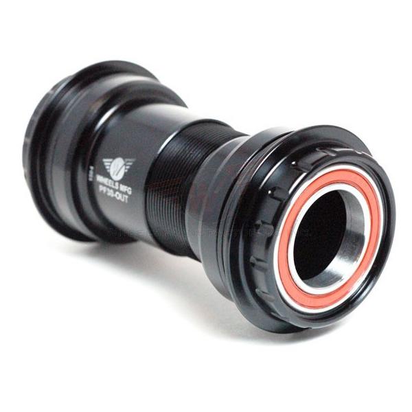 Wheels Manufacturing Inc. PF30 Outboard Angular Contact Bottom Bracket Color: Black