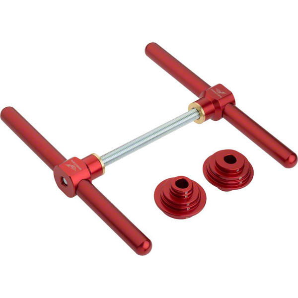 Wheels Manufacturing Inc. Professional Universal Bottom Bracket Press Color: Silver/Red