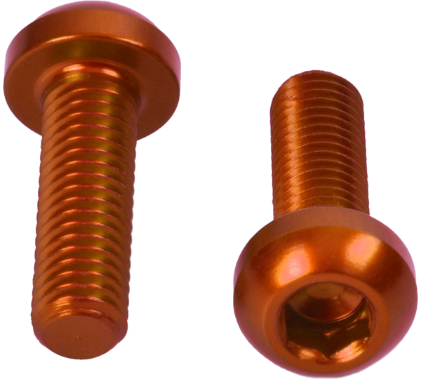 Wheels Manufacturing M5 x 0.8 x 16mm Water Bottle Cage Bolts - 10-Pack