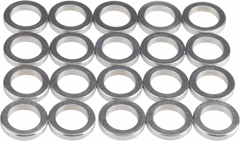 Wheels Manufacturing Wheels Manufacturing 2.2mm Aluminum Chainring Spacer Bag/20 