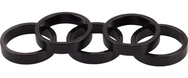 Wheels Manufacturing Wheels Manufacturing 7.5mm 1-1/8" Headset Spacer Black Bag/5