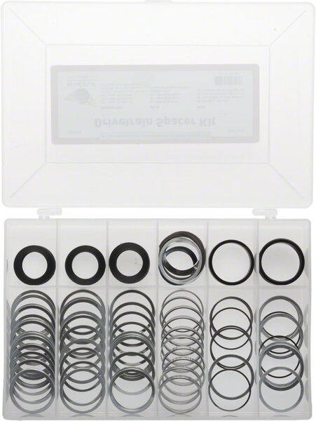 Wheels Manufacturing Wheels Manufacturing Drivetrain Spacer Kit, 139 Pieces Wheels Manufacturing Wheels Manufacturing Drivetrain Spacer Kit, 139 Pieces