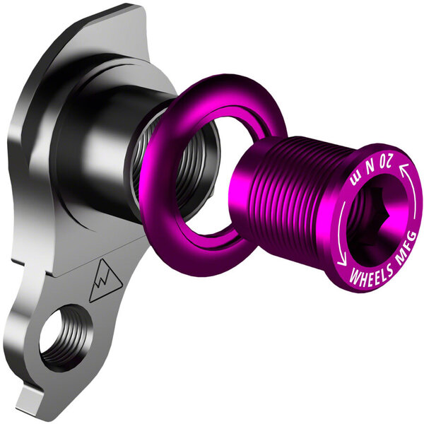 Wheels Manufacturing Wheels Manufacturing Universal Derailleur Hanger - 487-7, For Trek ABP MTB Frames designed to accept SRAM UDH, Black/Purple Wheels Manufacturing Wheels Manufacturing Universal Derailleur Hanger - 487-7, For Trek ABP MTB Frames designed to accept SRAM UDH, Black/Purple