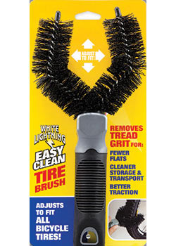 White Lightning Easy Clean Tire Brush