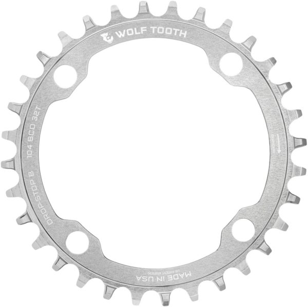 Wolf Tooth 104 BCD Chainrings, Drop-Stop B - The Bicycle Shop