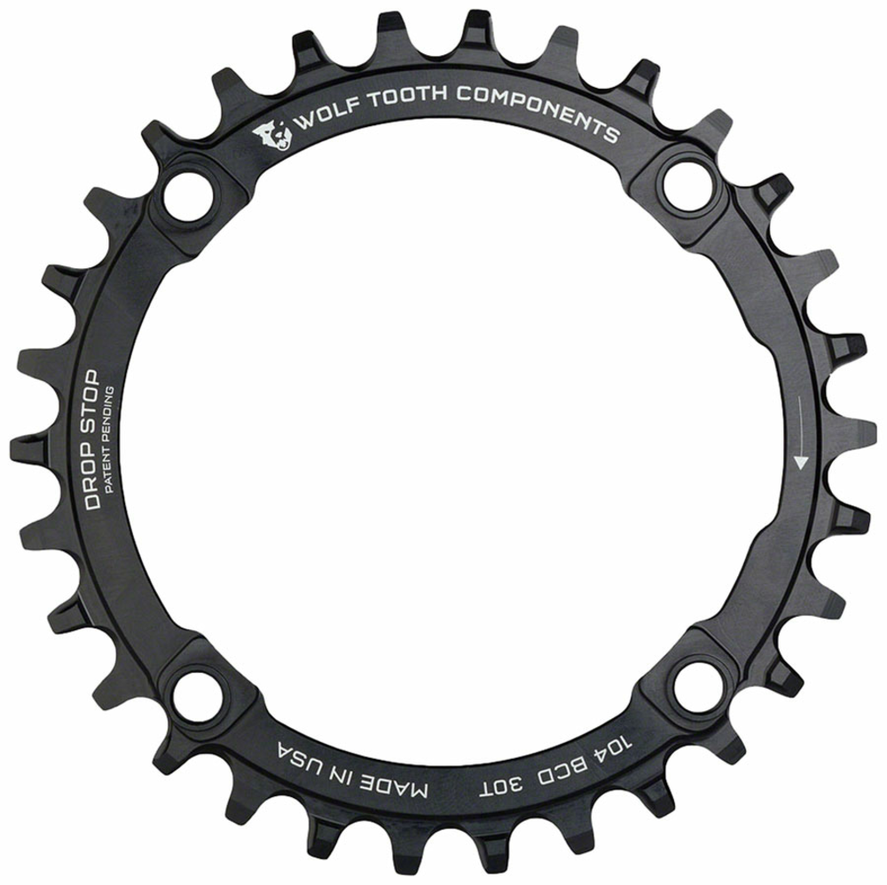 Wolf Tooth 104 BCD Chainrings Color: Black