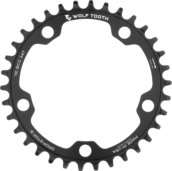 Wolf Tooth 110 BCD Gravel / CX / Road Chainrings, Drop-Stop B