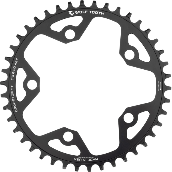 パーツ Wolf Tooth Drop-Stop B 110 BCD 36T Wolf Tooth 110 BCD Gravel / CX / Road Chainrings, Drop-Stop ST