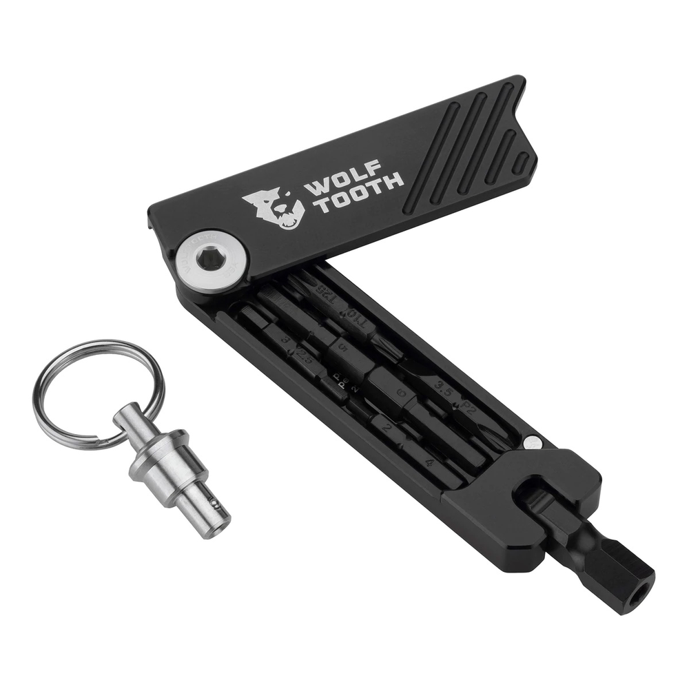 Wolf Tooth 6-Bit Hex Wrench Multi-Tool w/ Key Ring Wolf Tooth 6-Bit Hex Wrench Multi-Tool w/ Key Ring