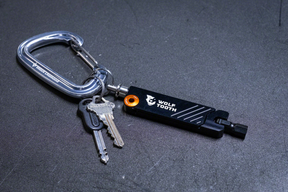 Wolf Tooth 6-Bit Hex Wrench Multi-Tool w/ Key Ring - Bike Shop
