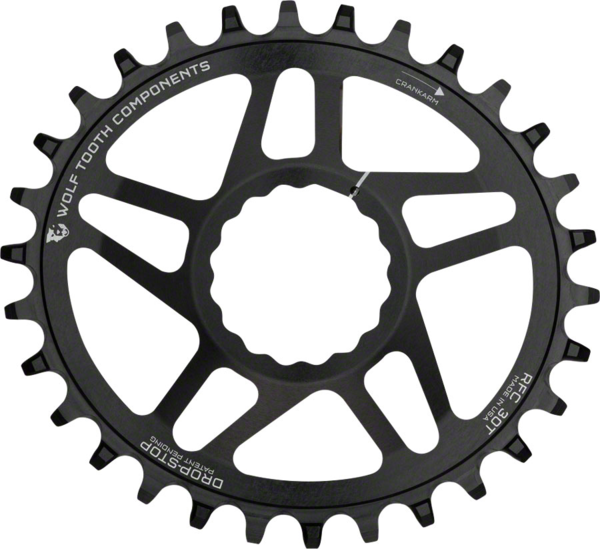 Wolf Tooth Components Direct Mount Chainring for Race Face/Easton Cinch Color: Black