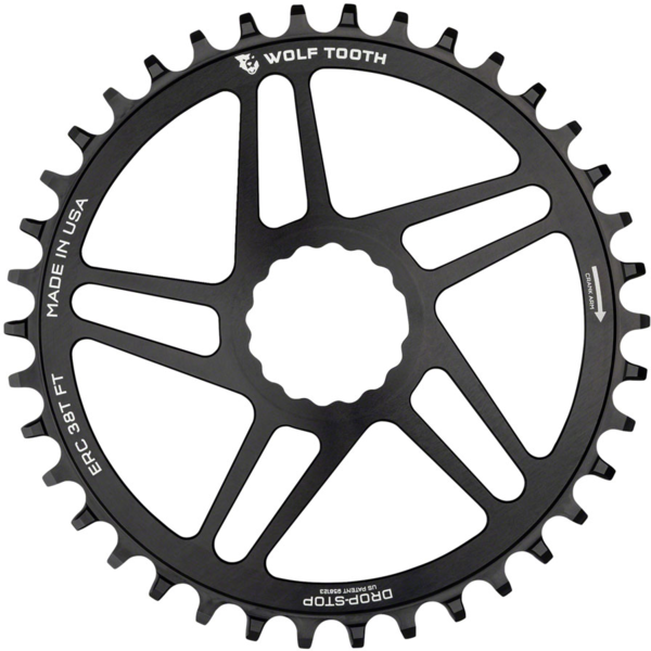 Wolf Tooth Components Direct Mount Chainring for RaceFace/Easton Cinch Color: Black