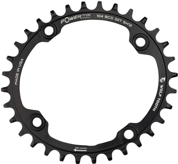 Wolf Tooth Components Elliptical 104 BCD Hyperglide+ Chainrings