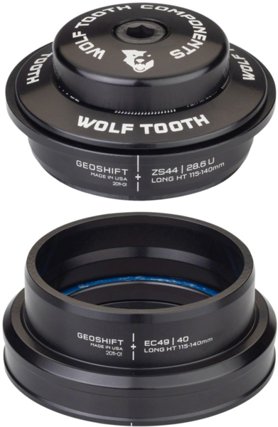 Wolf Tooth Components GeoShift 1 Degree Long Performance Angle Headset