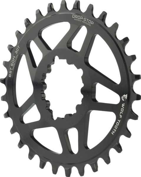 Wolf Tooth PowerTrac Elliptical Direct Mount Chainring for Easton Cinch Color: Black