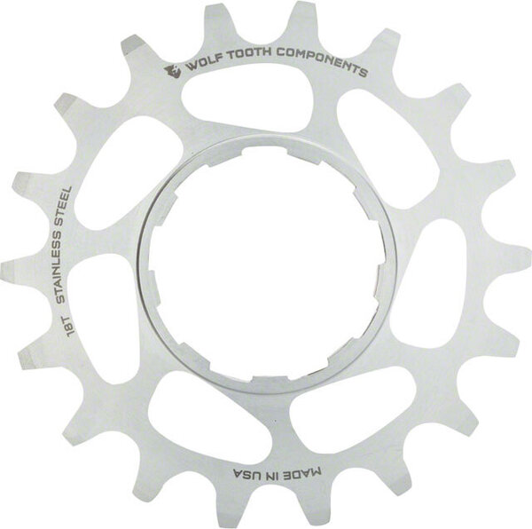 Wolf Tooth Stainless Steel Singlespeed Cog