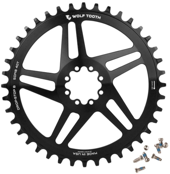 Wolf Tooth Direct Mount Chainrings for SRAM 8-Bolt Gravel / Road Cranks