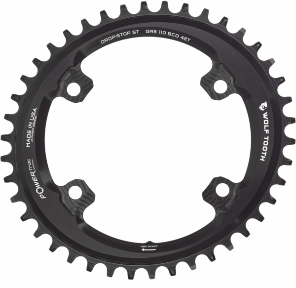 Wolf Tooth Oval 104 BCD Chainrings, Drop-Stop ST - Idle Times Bike