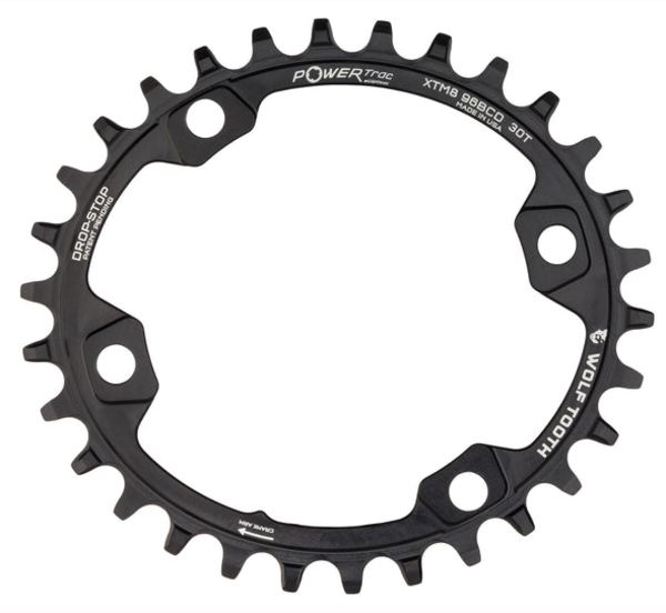 Wolf Tooth Oval 96mm BCD Chainrings for Shimano XT M8000 and SLX M7000