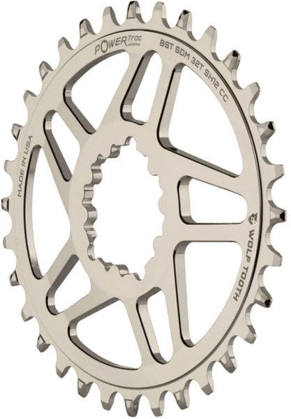 Wolf Tooth Oval Direct Mount Chainrings for Cane Creek and SRAM Cranks for Shimano 12spd Hyperglide+ Chain