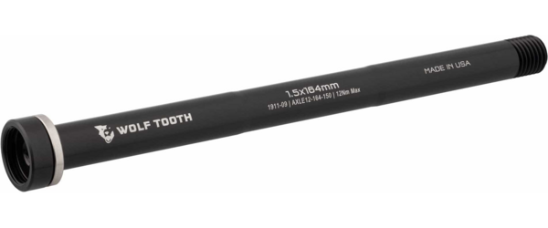 Wolf Tooth Rear Thru Axle, 1.5 x 164mm Aluminum - Bicycle Depot of