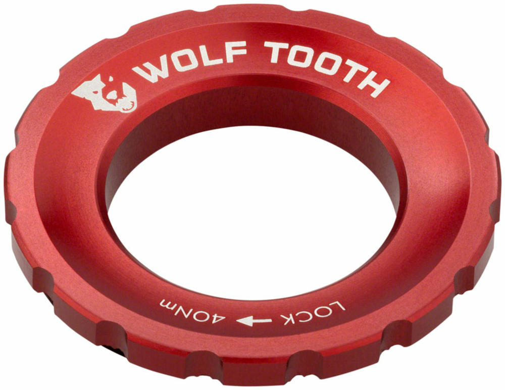Wolf Tooth Wolf Tooth CenterLock Rotor Lockring - Red