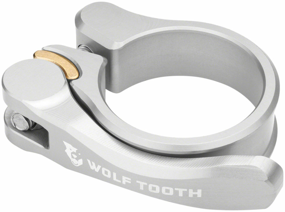 Wolf Tooth Wolf Tooth Components Quick Release Seatpost Clamp - 31.8mm, Silver