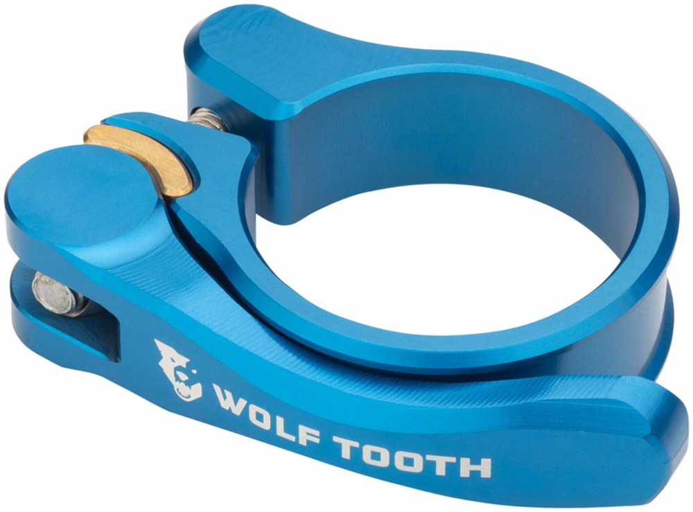 Wolf Tooth Wolf Tooth Components Quick Release Seatpost Clamp - 34.9mm, Blue